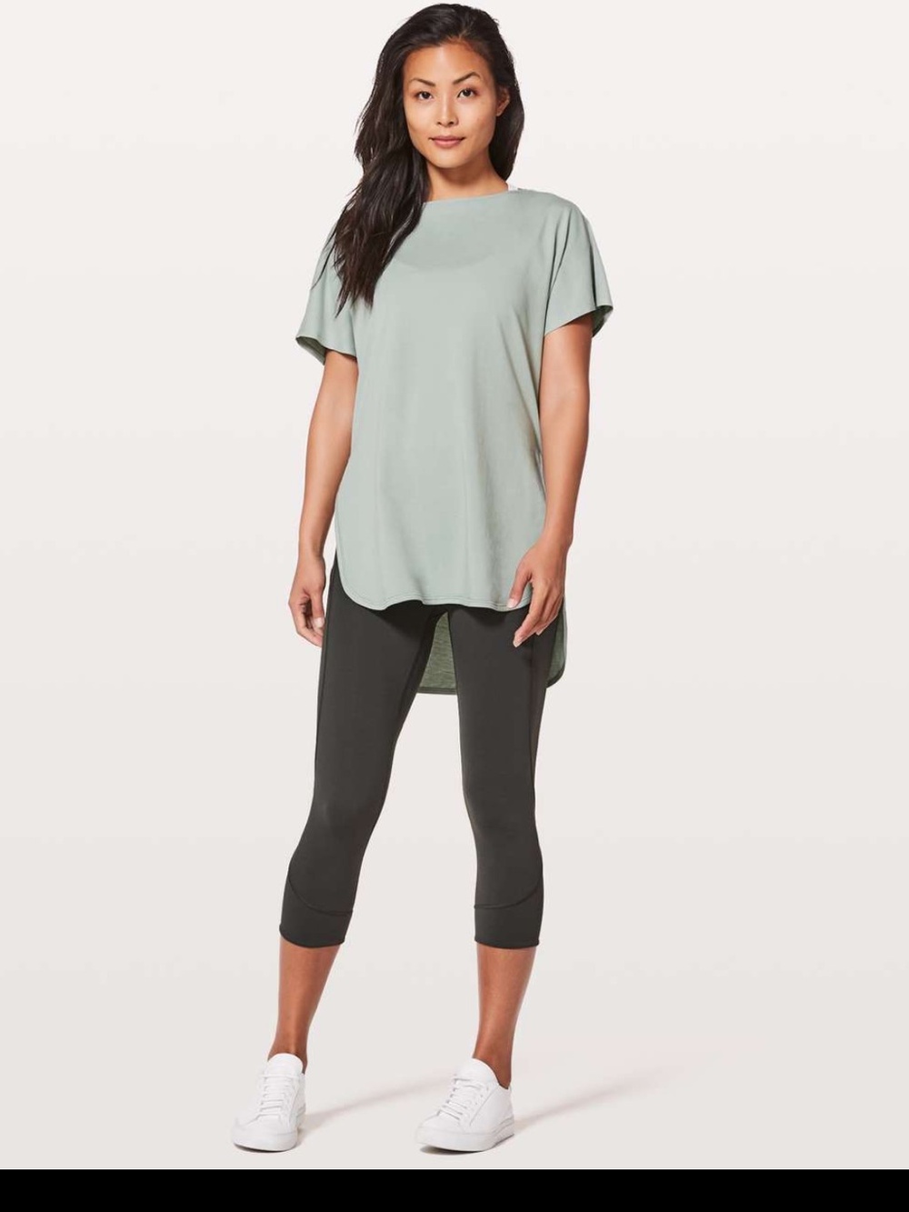 Lululemon Side Story Tee Misty Moss Green Large